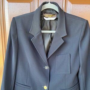 Louis Vuitton genuine Uniform Black Blazer Jacket.  Professional Corp Elegant